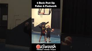 5 Basic PostUp Moves Youth Players Should Know basketballcoaching basketballskills basketball [upl. by Anikal]