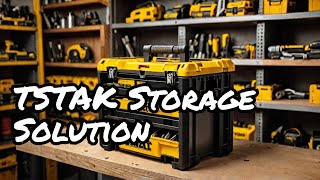 DEWALT TSTAK Tool Storage Organizer Review  Double Drawers for Ultimate Organization [upl. by Nwahsan]