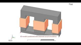 Magnetic Integration Design Simulation ThreeChannel Interleaved Parallel Buck Boost Converter [upl. by Aruon215]