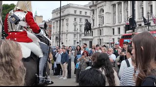 Scary Moment SPOOKED Horse Charges Out of Box TOURISTS Run AWAY 🐴👀 [upl. by Annas]