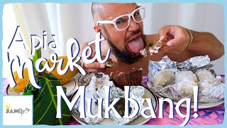 FUGALEI MARKET FOODS MUKBANG  APIA SAMOA  FAIAI PAA  MAKALELEI  SAMOAN VLOG [upl. by Ahseiat237]