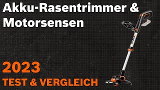 TOP 7 Die besten Akku Rasentrimmer amp Motorsensen Test amp Vergleich 2023 Deutsch [upl. by Oribel709]