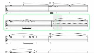 DREAM THEATER ● Sacrificed Sons  Isolated Guitar 2  TAB [upl. by Meador]