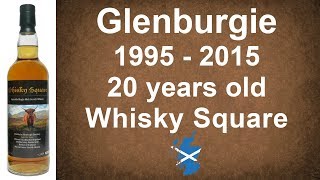 Glenburgie 1995  2015 Whisky Square 20 Years Old Single Cask Scotch Review 294 from WhiskyJason [upl. by Dixon975]