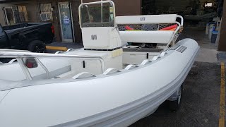 Novurania 450 Mx Yacht Tender restoration [upl. by Milone]