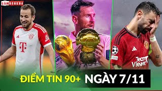 ĐIỂM TIN 711  MU CÓ 22 QUA VÒNG BẢNG C1 CƠN SỐT QBV MESSI KANE TỐN 3O TỶ TIỀN KHÁCH SẠN [upl. by Lehctim]