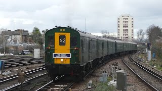 Hastings DEMU 1001  quotThe Surrey Hills Surprisequot  6th January 2024 [upl. by Farmer612]