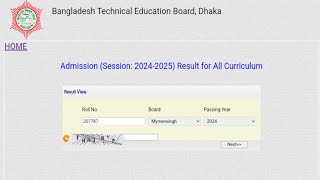 polytechnic result kivabe dekhbo 2024 [upl. by Namrehs403]