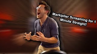 Markiplier Screaming for 1 Minute Straight [upl. by Docila]