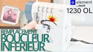 Comment remplacer le boucleur inférieur de la Pfaff 1230OL de Lidl [upl. by Asenab202]