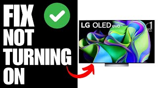 LG C3 Not Turning On  how To Fix [upl. by Guyon]