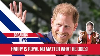 Harry remains royal no matter what rubbish is thrown at him by the Daily Mail [upl. by Namlak]