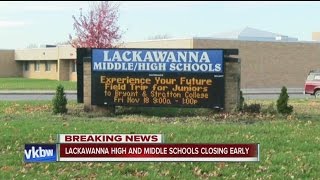 Lackawanna Middle and High School close early [upl. by Dianuj]