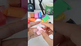 DIY How to make a ribbon bow  cute bow tutorial bowtutorial superclaycraft ytshorts viral [upl. by Toomin]