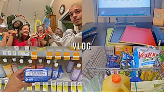 Back to School Game Night Groceries amp…  Mini Vlog [upl. by Odraude]