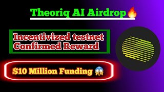 Theoriq AI Incentivized Testnet Airdrop Live  Theoriq Free Testnet Airdrop Theoriq Airdrop Guide [upl. by Rosmunda]