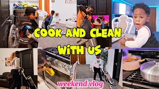 COOK AND CLEAN WITH US I WEEKEND VLOG I FUN TIME cooking cookandcleanwithme [upl. by Eed]