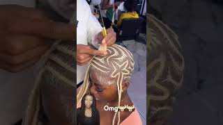 Hairdresser Reacts To Tight Blonde Braids Video haircare braids reaction naturalhair hair [upl. by Anaeli]