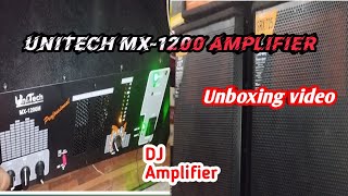 MX1200Watt Amplifier Unboxing Video  Sound Check  Amplifier Review Videos Amplifier [upl. by Dis]