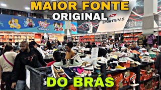 Brás  sp outlets barato de tênis e roupas fonte original fui em várias Outlets no Brás [upl. by Airyk]