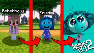 ME CONVIERTO EN ENVIDIA DE INTENSAMENTE 2  NOOBSI Y BEBENOOB Inside Out 2 [upl. by Illil]