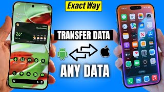 How to transfer data from android to iphone  Full Guide [upl. by Elkin]