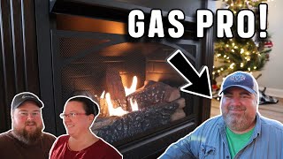 COMPLETE Gas Line Installed by a PRO  Mobile Home Gas Fireplace Install [upl. by Zsa Zsa48]