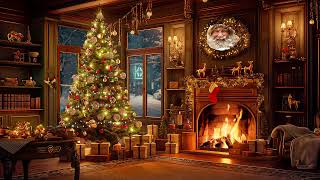 Frank Sinatra Nat King Cole Bing Crosby D Martin Jim Reeves🎁Best Classic Christmas amp Fireplace [upl. by Thomasine]