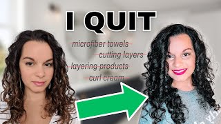 10 Things I Quit Doing to my Curly Hair for my Best Curls [upl. by Enileda]