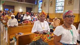 Mass for Dominica in the Bronx New York [upl. by Atisor209]