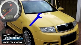 💡Skoda Fabia 6Y Inspektionsanzeige und Ölserviceanzeige zurücksetzen Reset service indicator [upl. by Ramirolg453]