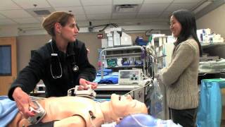 Simulation center helps close the gap between classroom learning and patient care [upl. by Acinnad847]