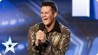 Richard Bayton sings I Am What I Am  Britains Got Talent 2014 [upl. by Adlare866]