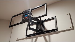 TV Wall Mount Full Motion Installation model Mounting Dream MD2298 Установка кронштейн для ТВ [upl. by Norra469]