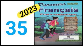 parcours français 6eme année primaire page 35 [upl. by Pinette300]