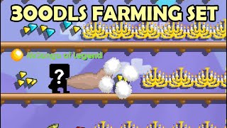 Buying 300 DLs Farming Set 11 HIT CHAND OMG  Growtopia [upl. by Nayr]