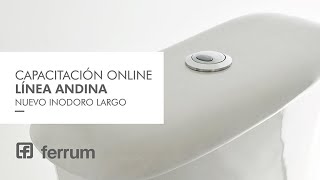 Nuevo inodoro Andina  Capacitación online  Ferrum SA [upl. by Enayr257]