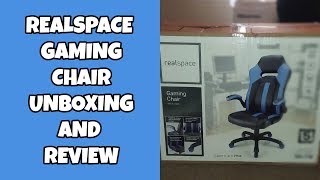 REALSPACE GAMING CHAIR  UNBOXING AND REVIEW [upl. by Atsed]