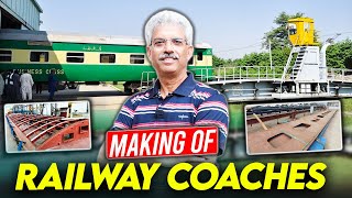 The Manufacturing Process of Railway Coaches  Railway Carriage Factory Islamabad  Amin Hafeez [upl. by Siroval]