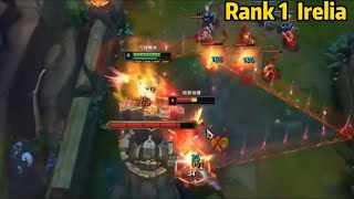 Rank 1 Irelia This Irelia PENTAKILL is Absolutely INSANE [upl. by Naenaj]