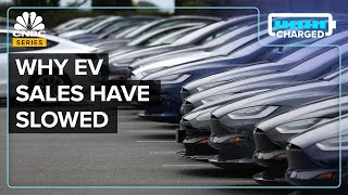 Why EVs Are Piling Up At Dealerships In The US [upl. by Arraik]