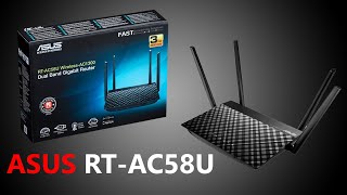 ASUS RTAC58U ROUTER unboxing and technical detailsHindi Audio [upl. by Ecirted]