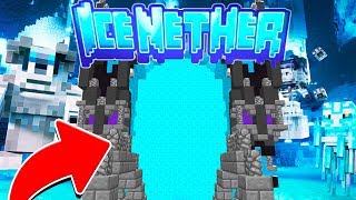 MINECRAFT PORTAL TO THE ICE NETHER  SUN KEEPER MEGA MOB  JeromeASF [upl. by Acinomahs]