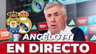 UD LAS PALMAS  REAL MADRID  ANCELOTTI rueda de prensa en DIRECTO [upl. by Mariandi]