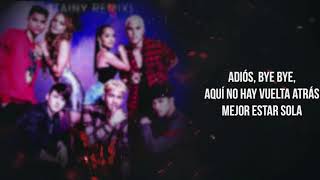 Leslie Grace Becky G CNCO  Díganle Lyric Video [upl. by Ailemap]