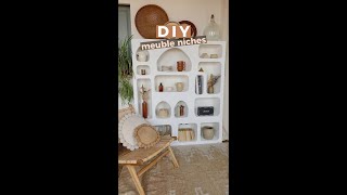 🌟 DIY 🌟 Meuble niches style méditerranéen [upl. by Asylem]