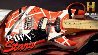 Pawn Stars Van Halen Collection Includes AUTOGRAPHED Guitar Season 21 [upl. by Hanako]