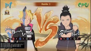 NXBUNSC quotKarma Progressionquot Boruto vs PTS quotChuninquot Shikamaru 3 Requested [upl. by Arahsal]