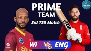 WI vs ENG Fantasy Dream11 Prediction WI vs ENG 2024 WI vs ENG 3rd T20 Match Prediction [upl. by Seedman]