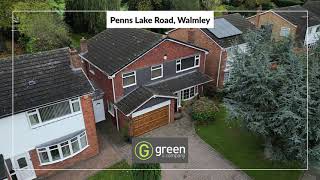 Penns Lake Road Walmley B76 1LL Property for sale Estate Agent Virtual Tour available Drone [upl. by Oberon523]